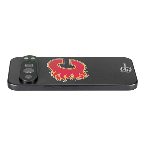 NHL Calgary Flames Distressed Pixel 9 Pro XL Skin